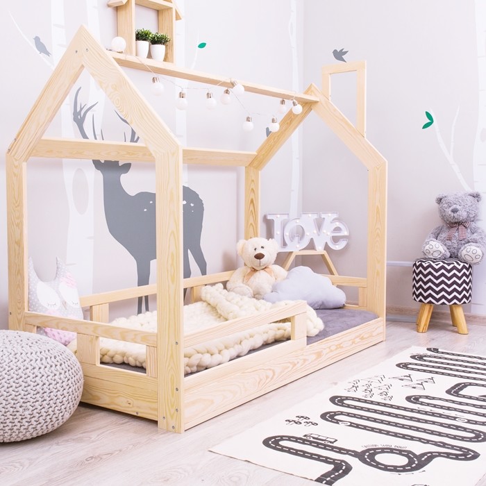 Hausbett 120x200 Mit Rausfallschutz - Heimidee