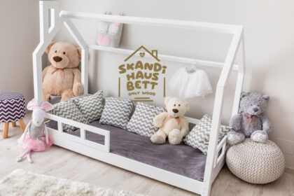 Kinder HausBett im skandinavischen Stil