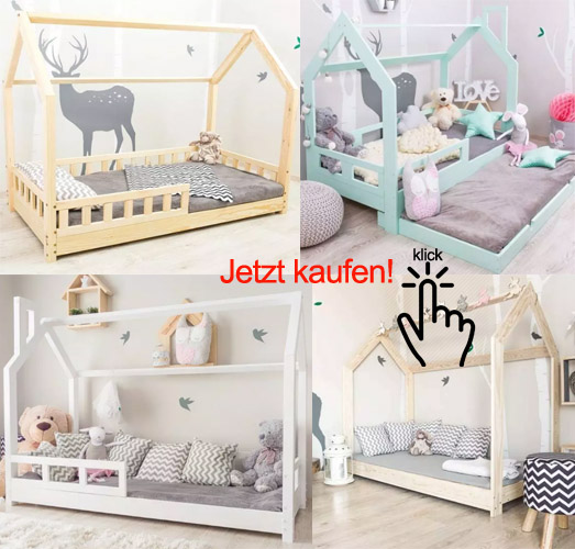 HausBett für einen Zweijährigen