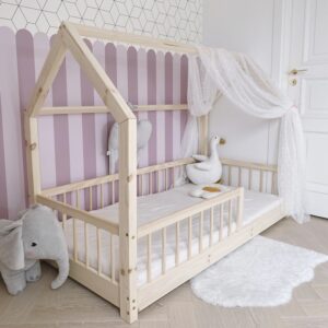 hausbett kinderbett holzbett bodenbett