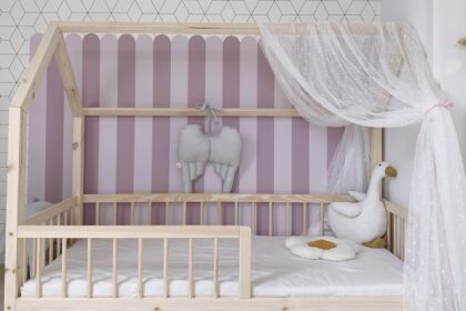 Hausbett aus Holz – ein Holzbett von hoher Qualität mit dem Duft des Waldes im Kinderzimmer